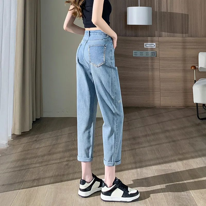 SITOL Jeans Women's Blue-6