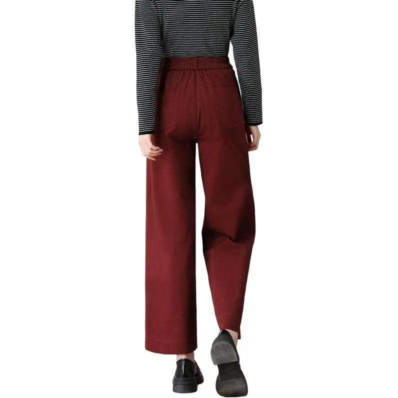 SITOL Casual Pants Unisex Angora Red-1