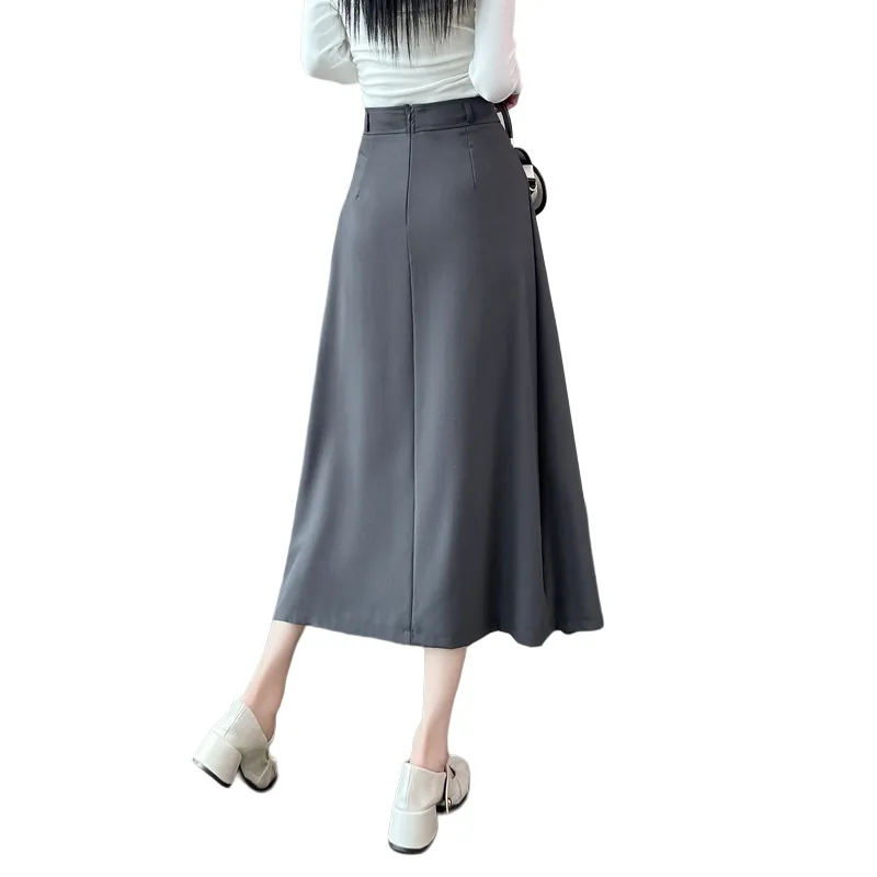 SITOL Casual Short Skirts Women's Dark Gray-1