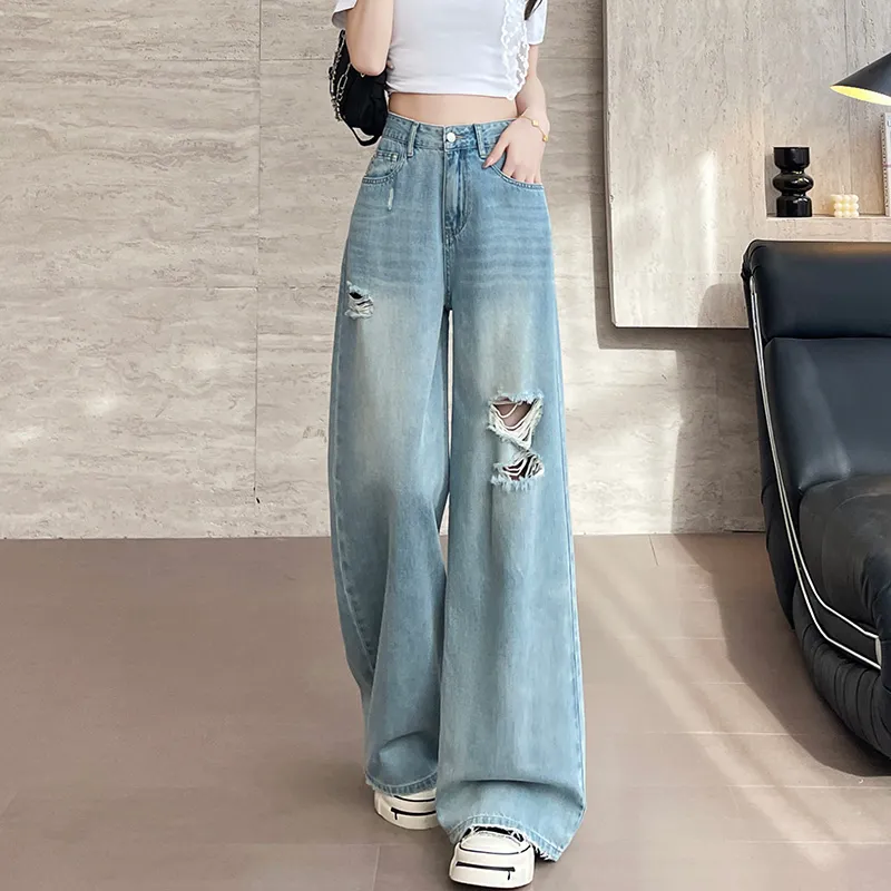 SITOL Jeans Women's Blue-3