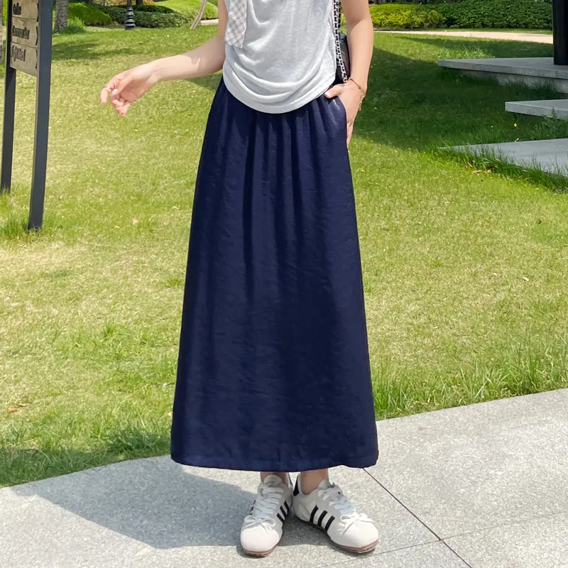 SITOL Casual Long Skirt Women's-16