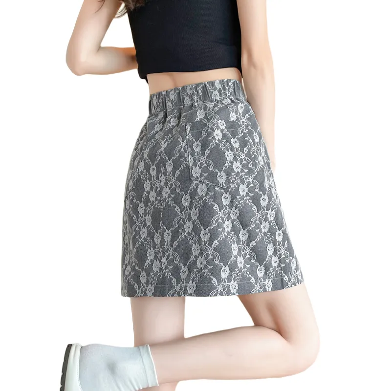 SITOL Denim Short Skirts Women's-8