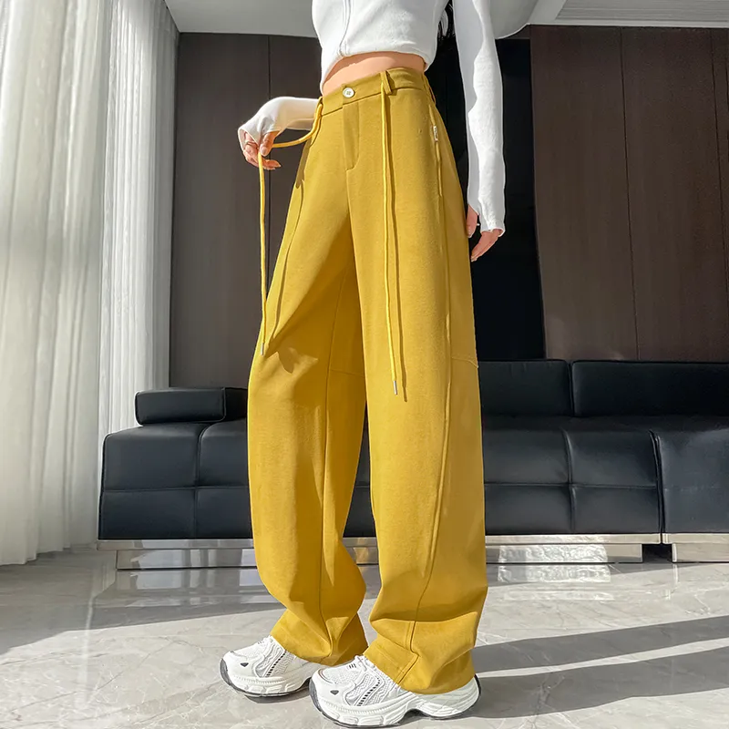 SITOL Casual Pants Women's Lemon-12
