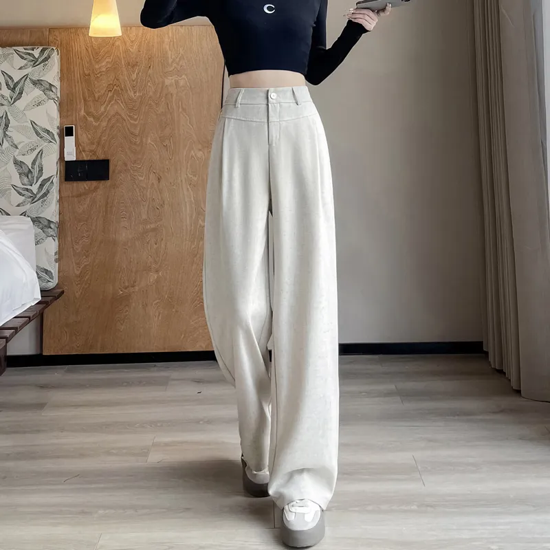 SITOL Casual Pants Women's Ecru-3