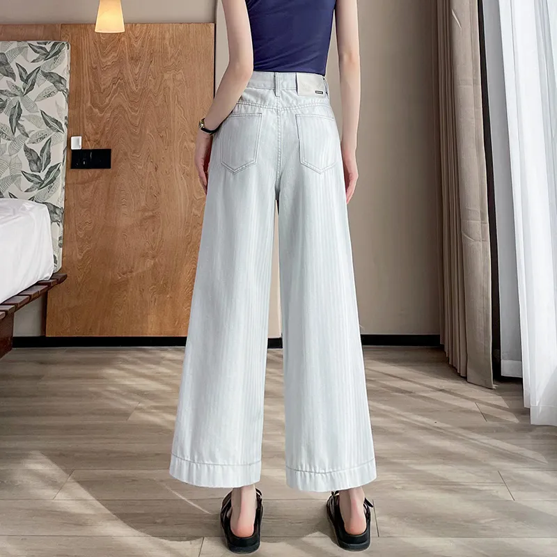 SITOL Jeans Women's Gray White-6