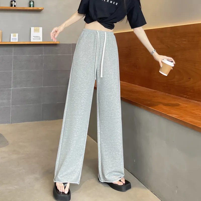 SITOL Casual Pants Women's Gray-4