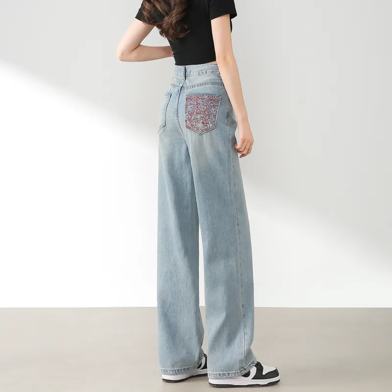 SITOL Jeans Women's Light Blue-3