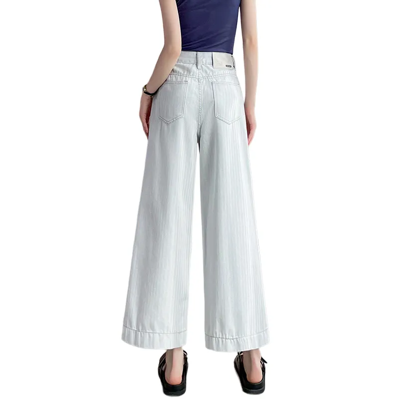 SITOL Jeans Women's Gray White-1