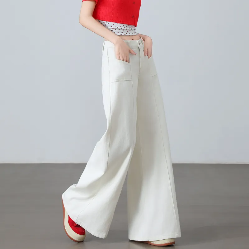  CHOCOOLATE Jeans Unisex Ecru-4