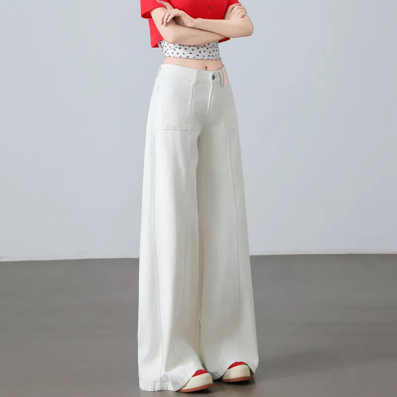  CHOCOOLATE Jeans Unisex Ecru-2