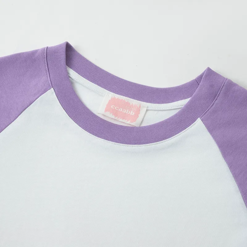 CCAABB Raglan Sleeve T Shirt Women's-7