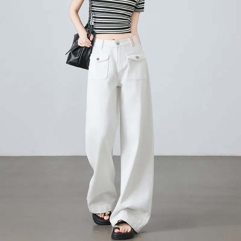  CHOCOOLATE Jeans Unisex WHX/White-1