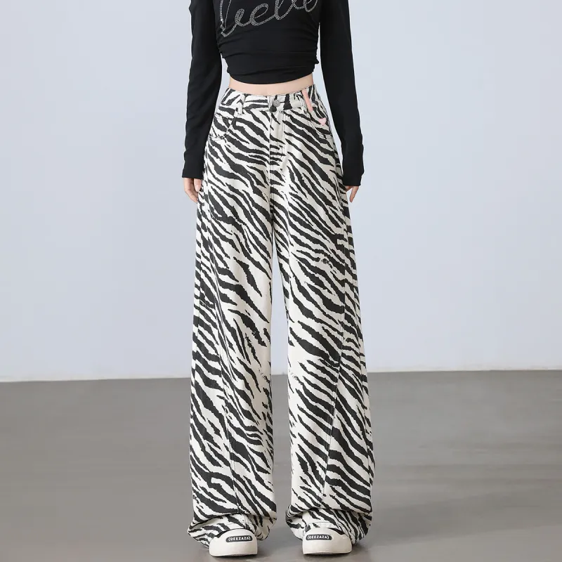  CHOCOOLATE Jeans Unisex BKX/Zebra Print-5