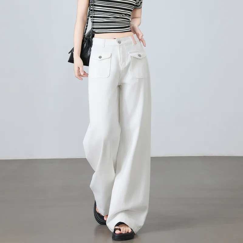  CHOCOOLATE Jeans Unisex WHX/White-4
