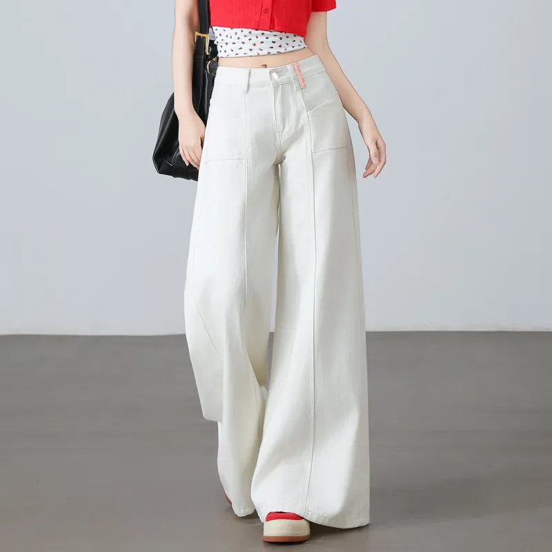 CHOCOOLATE Jeans Unisex Ecru-1