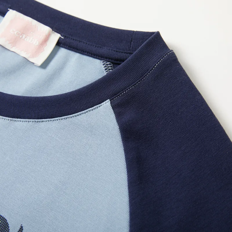 CCAABB Raglan Sleeve T Shirt Women's-1