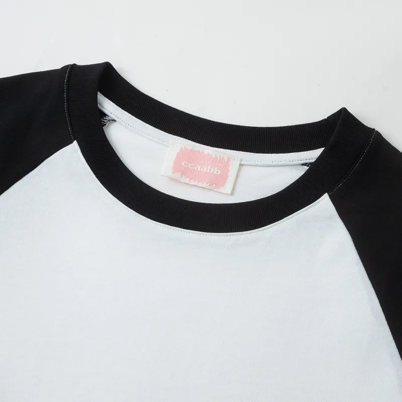CCAABB Raglan Sleeve T Shirt Women's-1