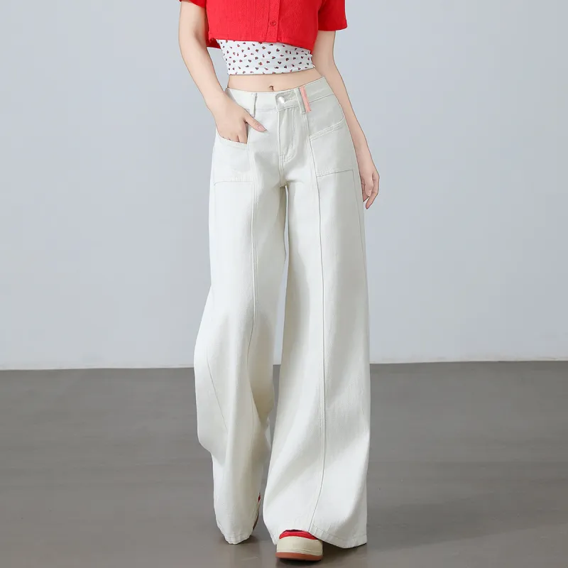  CHOCOOLATE Jeans Unisex Ecru-5