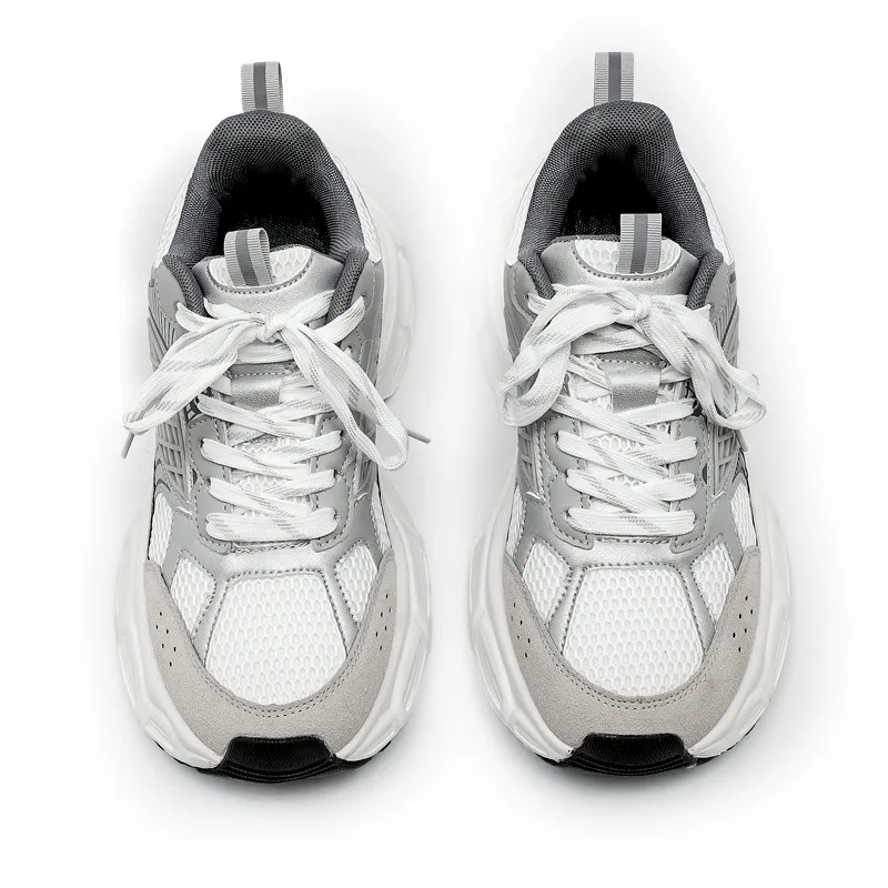 Gai Renpu Slip Resistant, Abrasion Resistant, Breathable Low Top Chunky Sneakers Unisex-9
