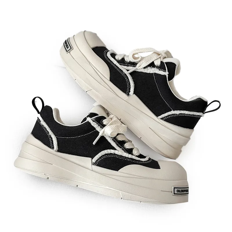 Gai Renpu Anti Slip And Wear Resistant Height Increasing Low Top Skateboard Shoes Men's-3
