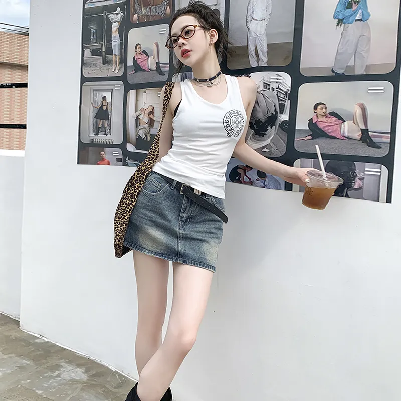 OROI Denim Short Skirts Women's-4
