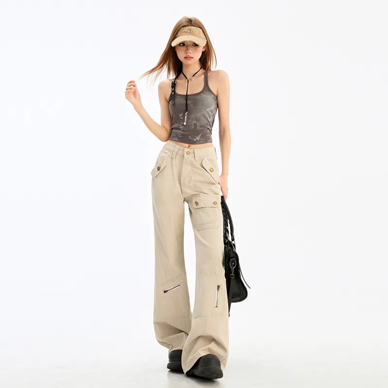 OROI Cargo Pants Women's Coffee-5