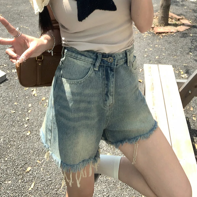 OROI Denim Shorts Women's Blue-4