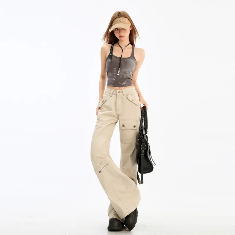 OROI Cargo Pants Women's Coffee-6