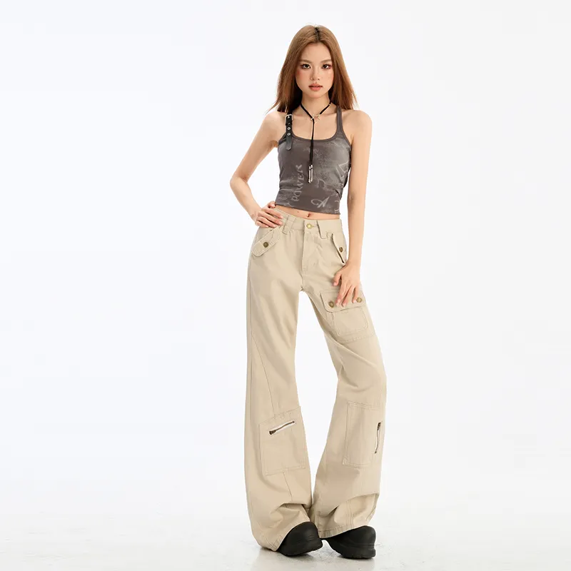 OROI Cargo Pants Women's Coffee-4