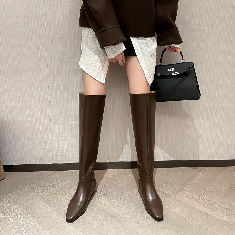 Zi Xiao Over-the-knee Boots 3CM Women's-7