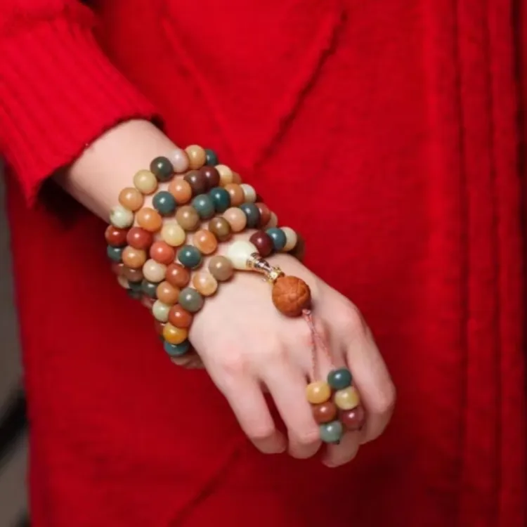 Ji Millennium White Jade Bodhi Bracelets Unisex-5