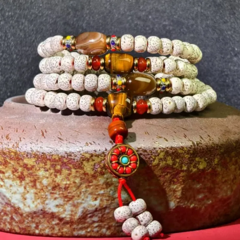 Ji Millennium Star Moon Bodhi Seeds Bracelets Unisex-1