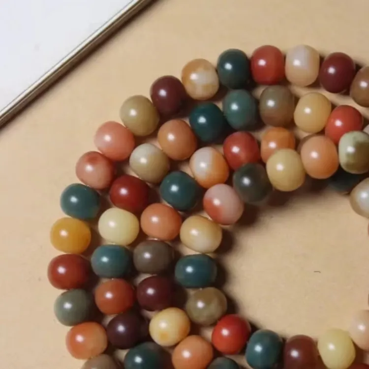 Ji Millennium White Jade Bodhi Bracelets Unisex-3