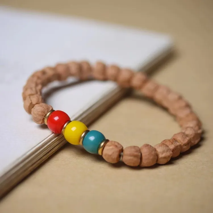 Ji Millennium Cacumen Platycladi Seeds Bracelets Unisex-4