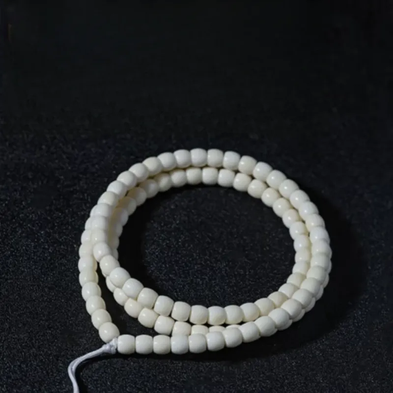Ji Millennium White Jade Bodhi Bracelets Unisex-8