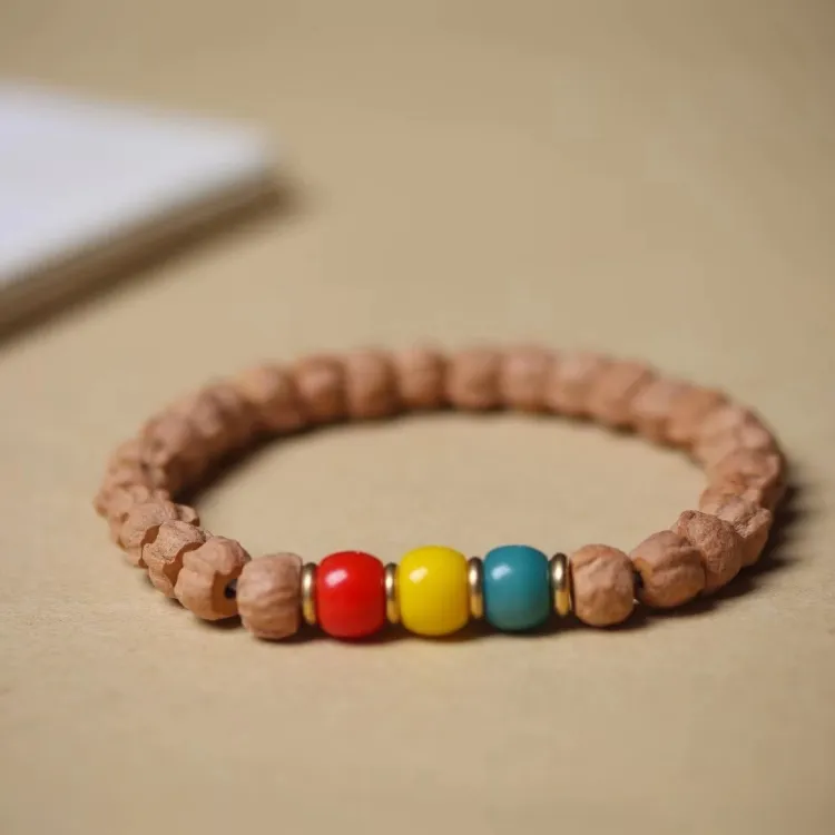 Ji Millennium Cacumen Platycladi Seeds Bracelets Unisex-1