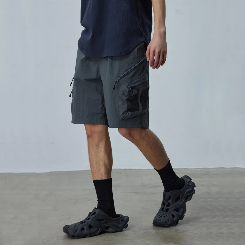 Silente Casual Shorts Unisex Dark Gray-2