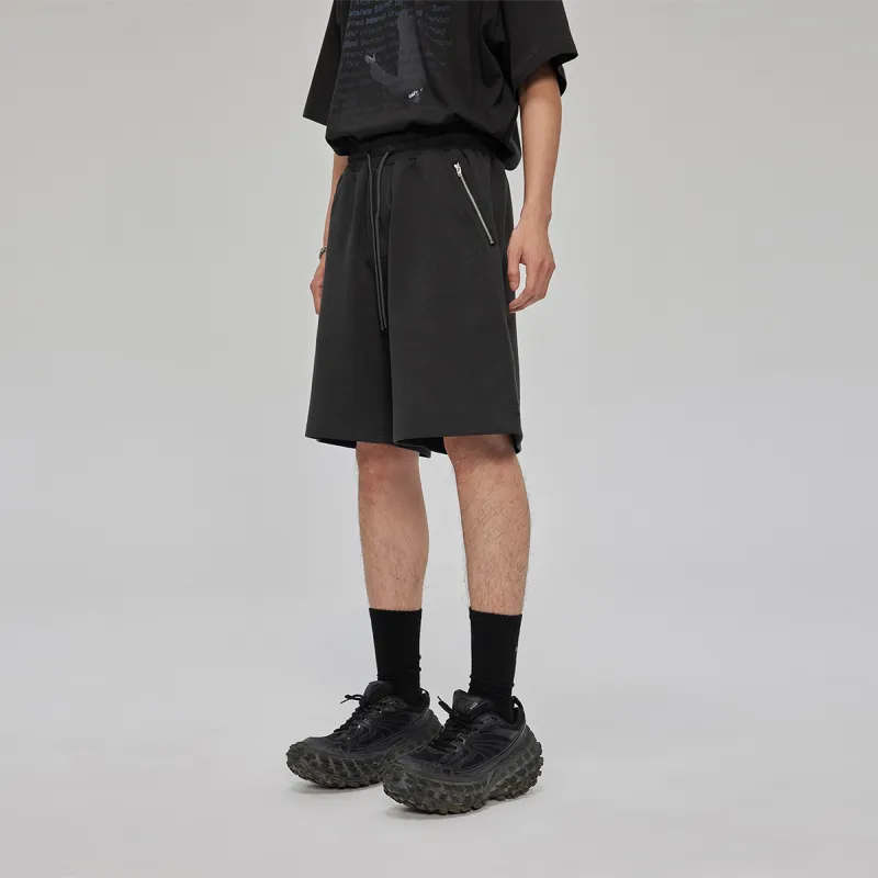 Silente Casual Shorts Unisex Meteorite Gray-2