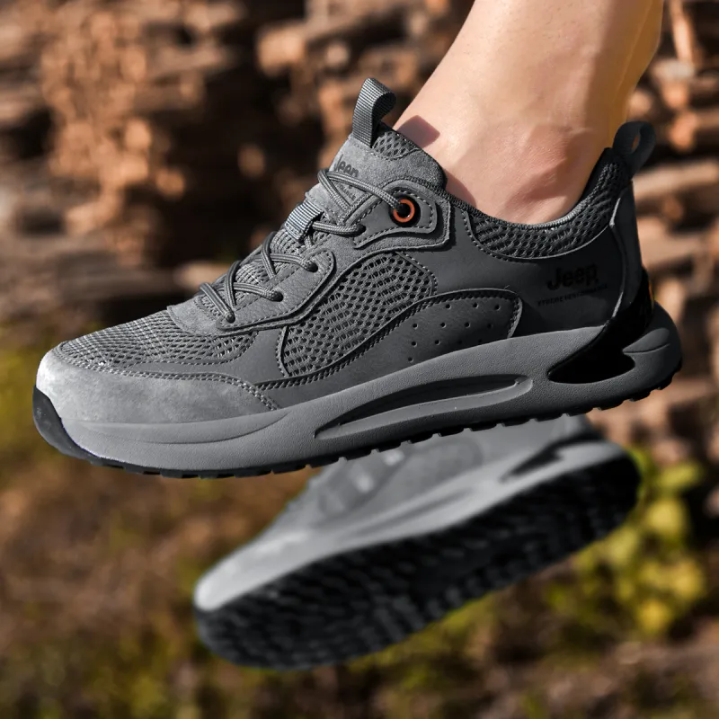 Jeep Durable Breathable Low-Top Trekking Shoes Men's-15