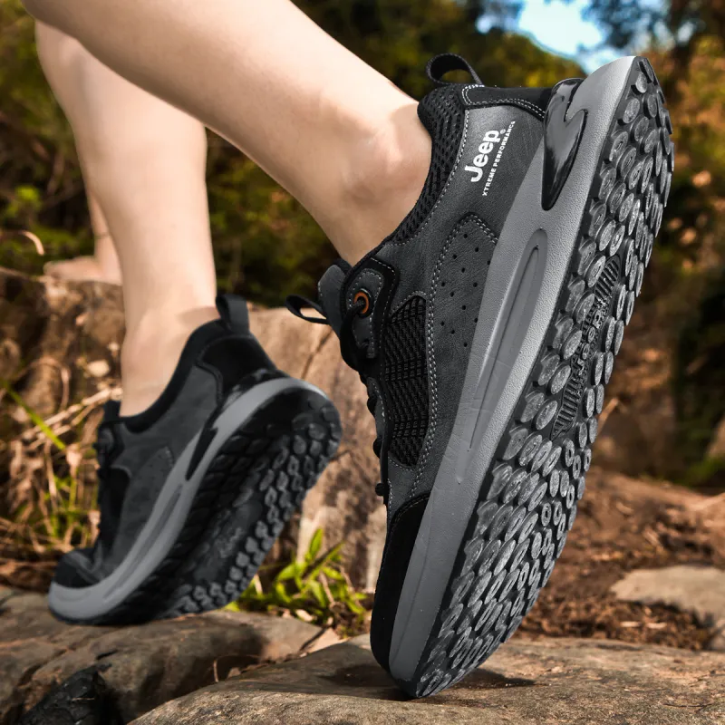 Jeep Durable Breathable Low-Top Trekking Shoes Men's-4
