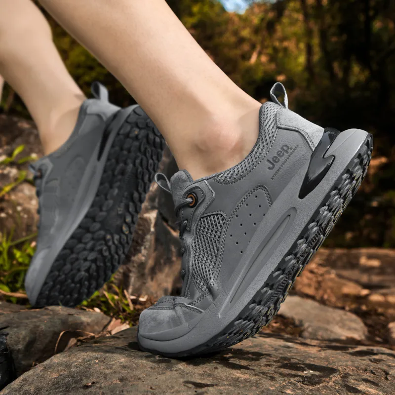 Jeep Durable Breathable Low-Top Trekking Shoes Men's-14