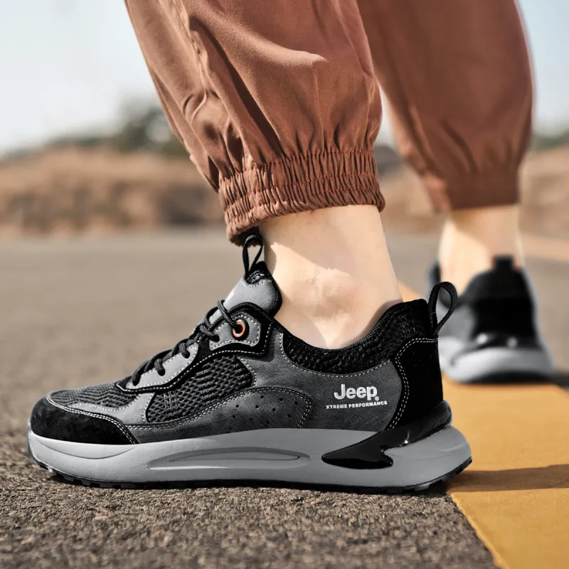 Jeep Durable Breathable Low-Top Trekking Shoes Men's-8