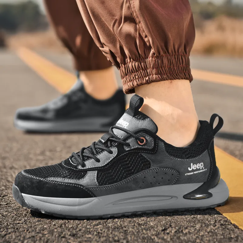 Jeep Durable Breathable Low-Top Trekking Shoes Men's-7