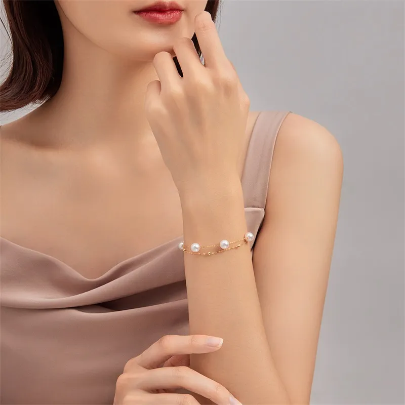 SANDYRILLA Saltwater Pearl Pearl Bracelets Women's-3