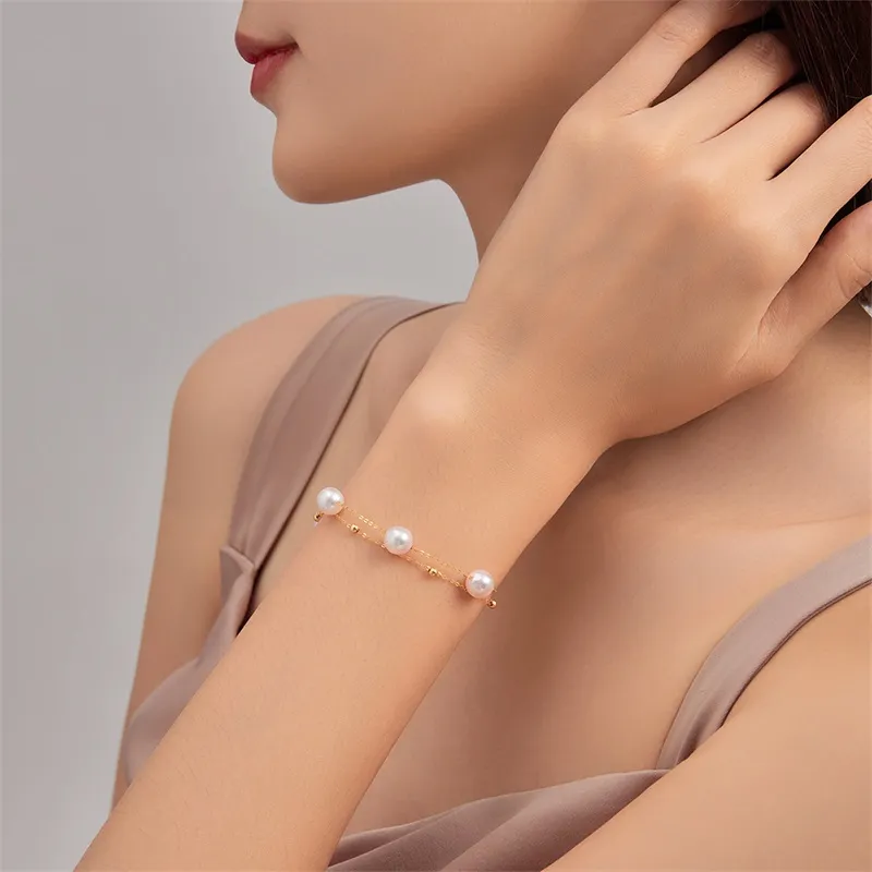 SANDYRILLA Saltwater Pearl Pearl Bracelets Women's-2