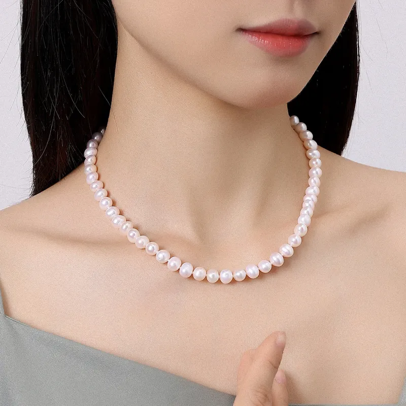SANDYRILLA Pearl Necklaces Women's-5