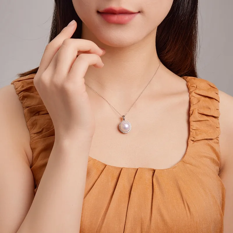 SANDYRILLA Freshwater Pearl Pendants Women's-2