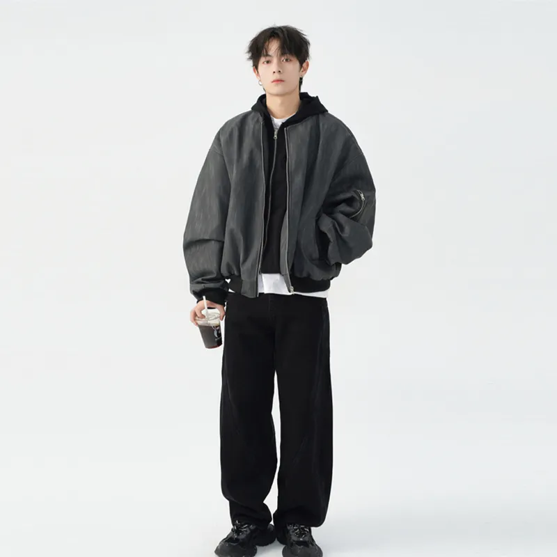 Pirkadat Jacket Unisex Black Gray-4