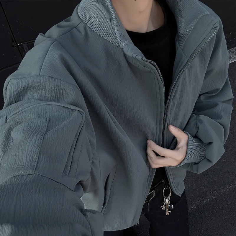 Pirkadat Jackets Coats Unisex Warm Black-10