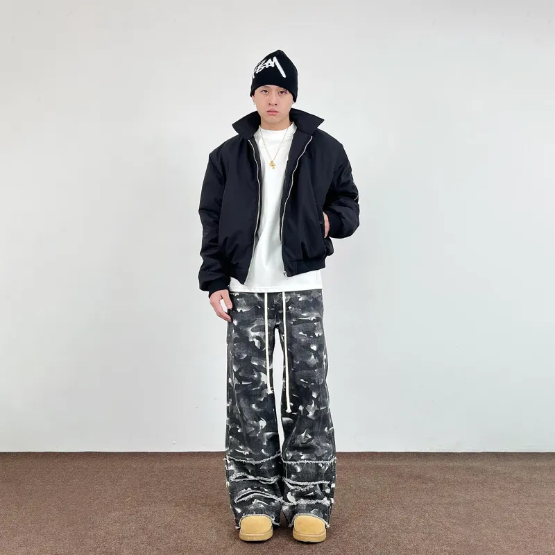 Pirkadat Casual Pants Unisex Gray-3